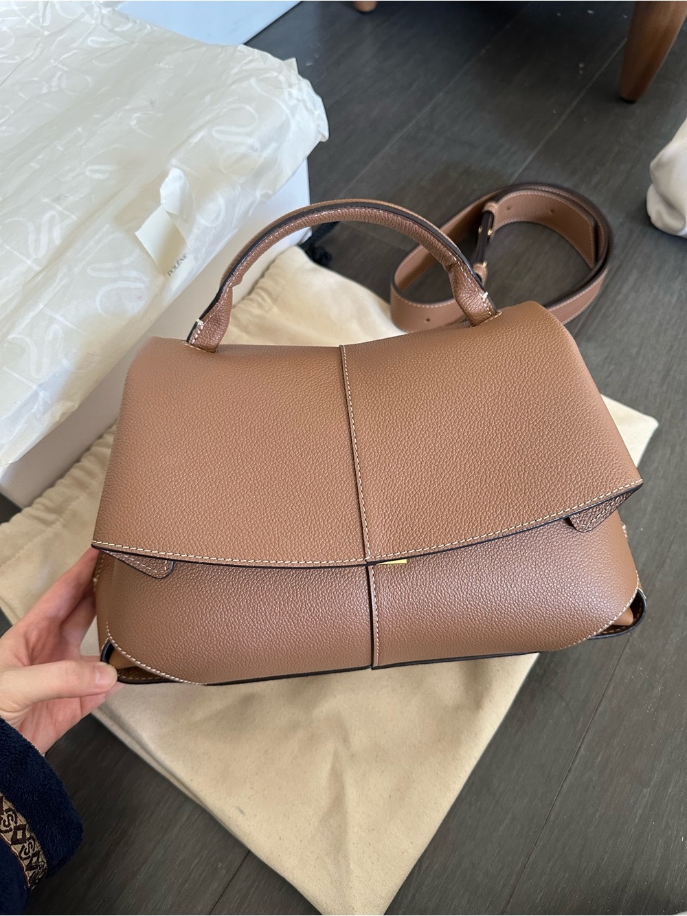 Authentic Polene Mokki Textured Camel - Full Set